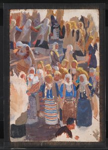 Gruppi di donne danzanti. Megara da Niels Skovgaard