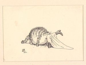 Illustrazione per Den tykke kat