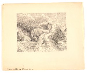 Illustrazione per "La sabbia volante di Tisvilde" da Niels Skovgaard