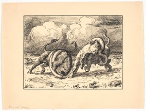 Il drago a Brande da Niels Skovgaard