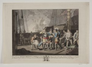 Cristiano IV nella battaglia navale di Femern, 1644