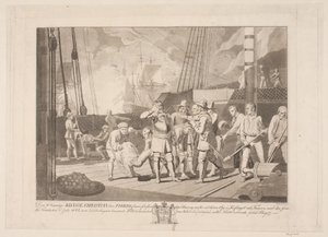 Cristiano IV nella battaglia navale di Femern, 1644 da Niels Truslew