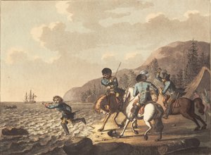 Tordenskjold sfugge ai dragoni svedesi da Niels Truslew