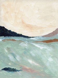 Paesaggio costiero astratto da Nikita Jariwala