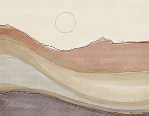 Paesaggio desertico in stile boho da Nikita Jariwala