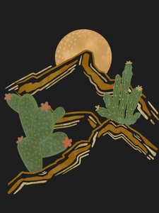 Montagne della Luna del Deserto da Nikita Jariwala