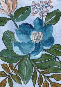 Elegante fioritura blu da Nikita Jariwala
