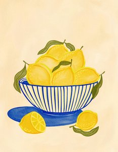 Ciotola di limoni freschi da Nikita Jariwala