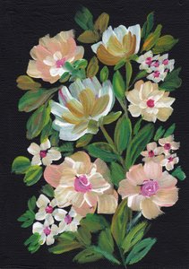 Bouquet floreale di mezzanotte da Nikita Jariwala