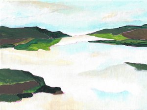 Paesaggio del Lago Misty da Nikita Jariwala