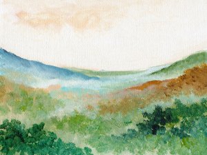 La serenità delle montagne nebbiose da Nikita Jariwala