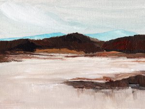 Paesaggio montano in tonalità tenui da Nikita Jariwala