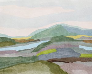 Paesaggio montano dai toni tenui da Nikita Jariwala
