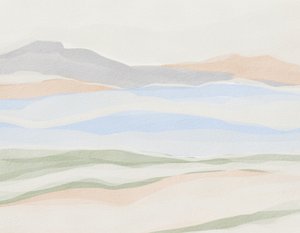 Strati della Montagna Pastello da Nikita Jariwala