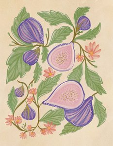 Fichi viola e fiori da Nikita Jariwala