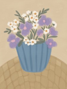 Fiori viola tenui da Nikita Jariwala