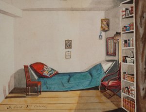 Stanza di Nikita Muravyov in esilio nella provincia di Irkutsk da Nikita Mikhailovich Muravyov