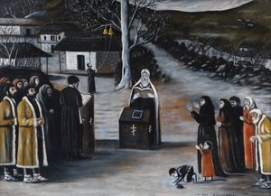 Servizio divino nel villaggio