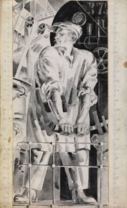 Il macchinista, anni 1920 da Nikolai Adrianovich Tyrsa
