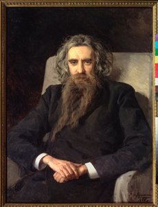 Ritratto del filosofo e scrittore Vladimir Soloviov da Nikolai Aleksandrovich Yaroshenko