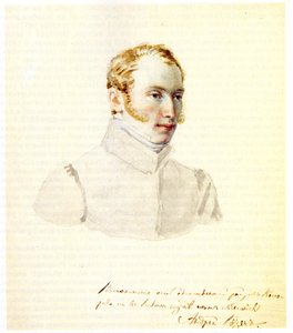 Ritratto del decabrista Barone Andrei von Rosen 1799-1884, 1832