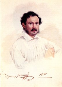 Ritratto del Decabrista Duca Dmitry Shchepin-Rostovsky 1798-1858, 1839 da Nikolai Alexandrovich Bestuzhev