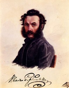 Ritratto del decabrista Ivan Horbachevsky 1800-1869, 1837