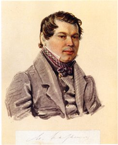 Ritratto del decabrista Mikhail Naryshkin 1798-1863 da Nikolai Alexandrovich Bestuzhev