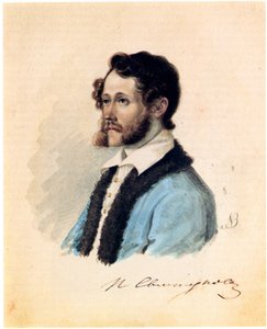 Ritratto del decabrista Pyotr Svistunov 1803-1889, 1836