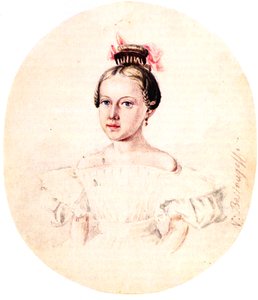 Ritratto di Olga Annenkova, figlia del Decabrista Iwan Annenkow, 1836