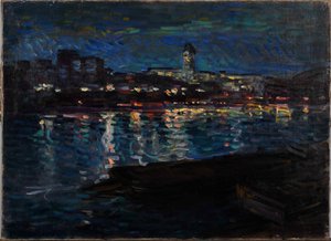 La Senna di notte, c. 1905 da Nikolai Alexandrovich Tarkhov