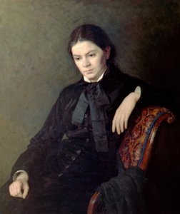 Ritratto di una signora sconosciuta da Nikolai Alexandrovich Yaroshenko
