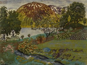 Notte di giugno in giardino da Nikolai Astrup