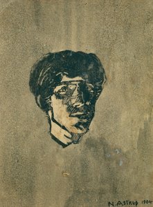 Piccolo autoritratto da Nikolai Astrup
