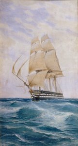 La nave sulla linea Imperatritsa Mariya da Nikolai Dmitryevich Prokofyev