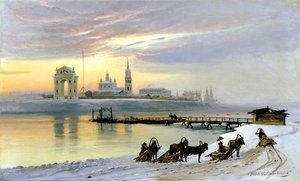 Angara a Irkutsk, 1886