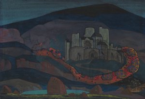 La città condannata, 1914 da Nikolai Konstantinowitsch Roerich
