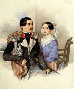 Ritratto del conte Jakov Karlovich Sievers e della contessa Vera Mikhaylovna