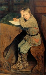 Domenica in una scuola di villaggio da Nikolai P. Bogdanow Bjelski