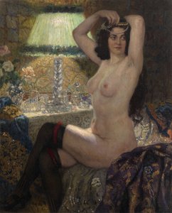 Alla lampada verde da Nikolai Petrovich Bogdanov Belsky