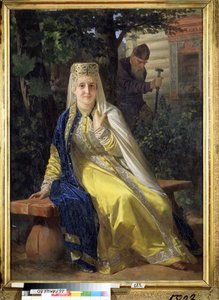 Vassilissa Melentieva e lo zar Ivan IV il Terribile da Nikolai Vasilievich Nevrev