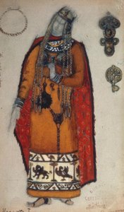 Wagner, Isolde / Figurina di Roerich da Nikolai Konstantinowitsch Roerich
