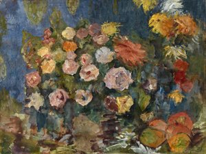 Natura morta con fiori e frutta, 1907 da Nikolaj Nikolaevic Sapunov
