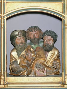 Intagli in legno di San Giacomo il Maggiore, San Simone e San Taddeo, dalla predella dell
