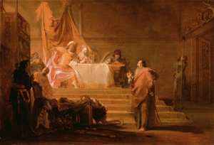 Solone davanti a Creso da Nikolaus Knüpfer