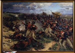 Le truppe lituane alla battaglia di Borodino (o battaglia della Moscova) da Nikolay Semenovich Samokish