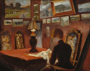 La loro casa a Copenaghen (la moglie) da Nils Hansteen
