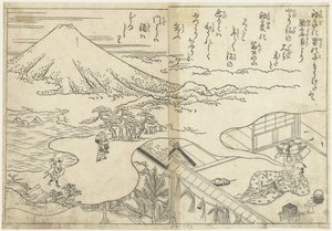 Sognando il Fuji da Nishikawa Sukenobu (attributed to)