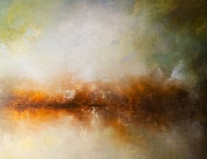 Orizzonte dorato nella nebbia da Nizaket Sinanovska