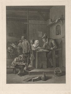 Aula scolastica con insegnante e bambini da Noach van der Meer (II)
